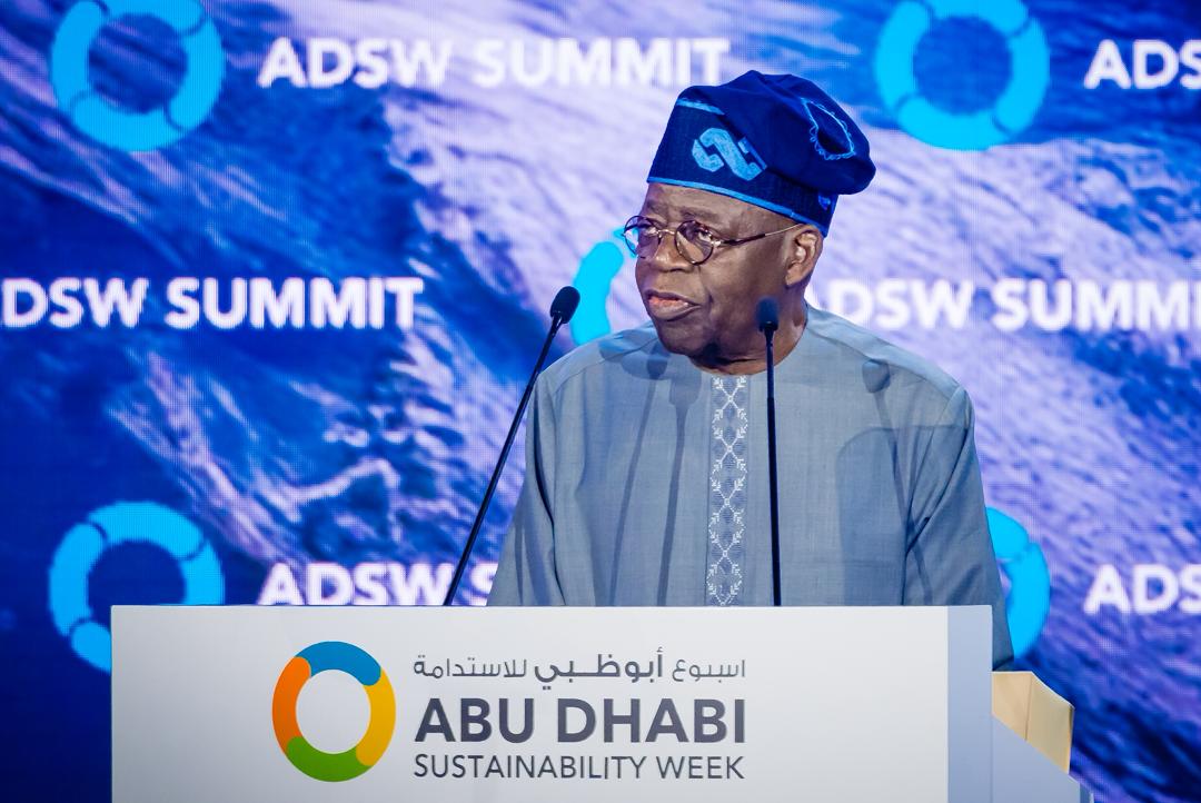Green Leadership: President Tinubu Positions Nigeria as Global Sustainability Hub at ADSW 2026