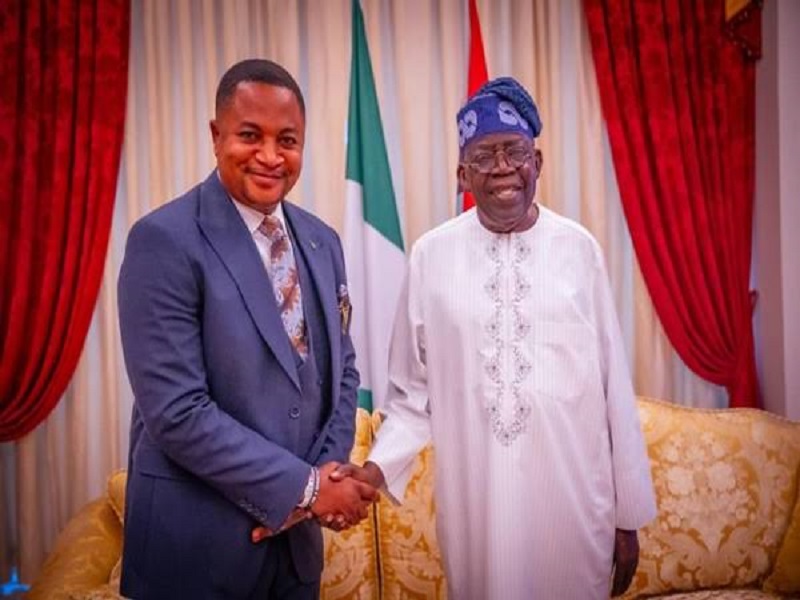 PRESIDENT TINUBU GREETS EX-PRESIDENTIAL CONTENDER, NICOLAS FELIX
