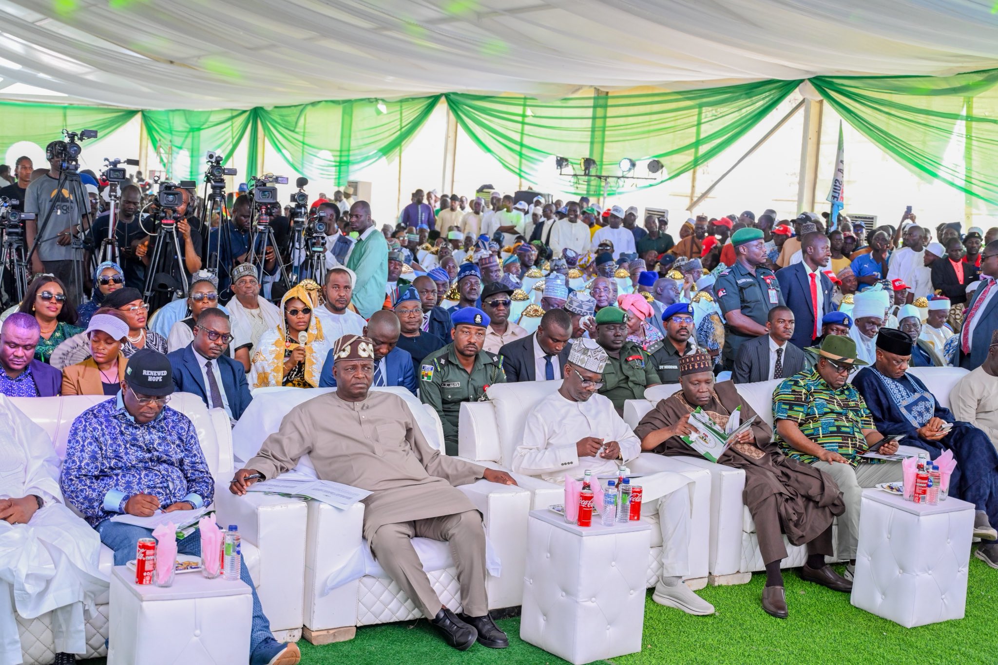 PRESIDENT TINUBU FLAGS OFF AKWANGA–MAIDUGURI SUPERHIGHWAY, VOWS TO CONNECT NIGERIA THROUGH MODERN ROADS